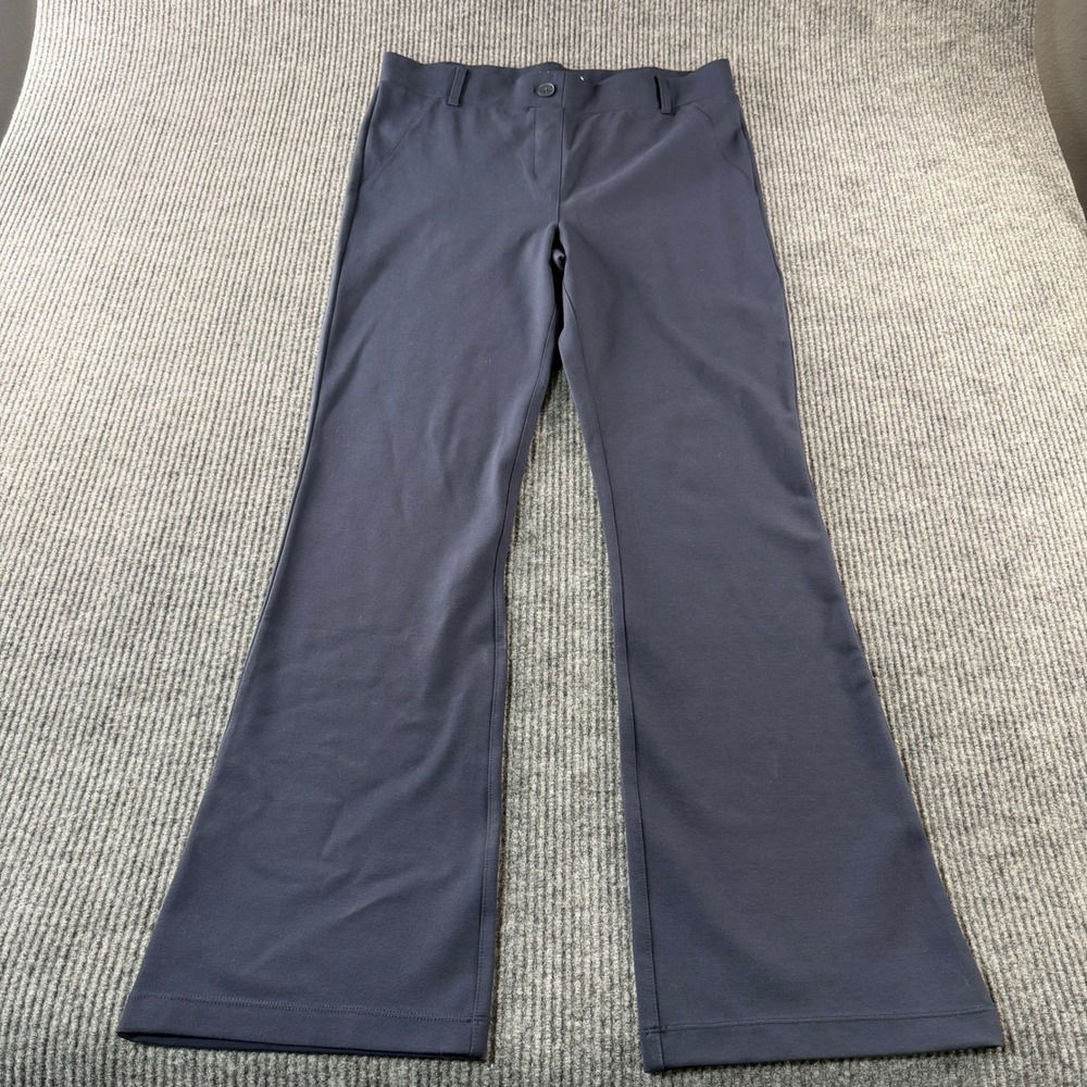 NWOT Betabrand Yoga Dress Pants Womens XL Petite Navy Blue Bootcut Stretch